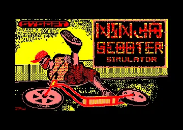 Ninja Scooter Simulator (UK) (1987) screen shot title